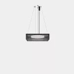 Pendant Scarlett Square Pendant Individual 730mm x 730mm LED 55.1 2700K ON-OFF Black 3737lm SQPI-B00-SB0000-OSV