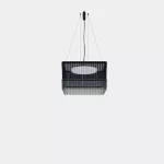 Pendant Scarlett Square Pendant Tower 730mm x 730mm + 730mm x 730mm LED 55.1 2700K ON-OFF Black 3737lm SQPT-BB0-LASB00-OSV