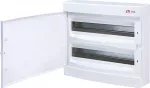 ECT 2x18PO-s Obudowa natynkowa 2 rzędy po 18 mod. drzwi białe
