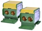EDBM-4/PE Blok rozdzielczy 192A (2x4-70mm2)/2x4-70mm2) żółto-zielony