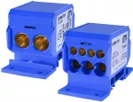 EDBM-7/N Blok rozdzielczy 192A (2x4-70mm2/3x2,5-25mm2+4x2,5-16mm2) niebieska
