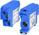 EDBJ-1x70-4x25/N Blok rozdzielczy 192A (1x4-70mm2/4x1,5-25mm2) niebieski