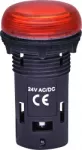 ECLI-024C-R Lampka LED 24V AC/DC - czerwona