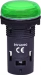 ECLI-024C-G Lampka LED 24V AC/DC - zielona