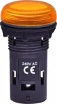 ECLI-240A-A Lampka LED 240V AC - pomarańczowa