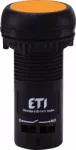ECF-10-A Przycisk kompaktowy z guzikiem krytym, 1NO, pomarańczowy
