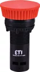 ECM-P01-R Przycisk kompaktowy z guzikiem-grzybek, 1NC, czerwony