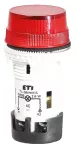 TL01X1 Lampka sygnalizacyjna kompaktowa zitegrowana, soczewka karbowana, 240 V AC, Czerwona