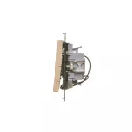 SIMON 55 WMDL-031xx5-144 Przycisk potrójny z podświetleniem LED (moduł) 10 AX, 250 V~, szybkozłącza; Szampański mat