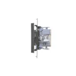 SIMON 55 WMDL-040123-149 Przycisk roletowy (moduł) 10 A, 250 V~, szybkozłącza; Czarny mat