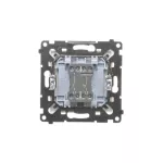 SIMON 55 WMDL-050X23-111 Łącznik jednobiegunowy + przycisk zwierny – 2 klawisze (moduł) 16 AX, 250 V~, zaciski gwintowe; Biały mat