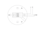 CZUJNIK RUCHU CR-3, max. 1200W, AC 220-240V, 50/60Hz, KĄT DZIAŁANIA 360*, ZASIĘG 6m ± 2,2-4m, IP20, WSPÓŁPRACUJE Z LED, NATYNKOWY, BIAŁY