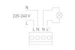 CZUJNIK RUCHU MIKROFALOWY CM-12-DP, max.1200W, AC220-240V, KĄT DZIAŁANIA 360*, ZASIĘG 15m