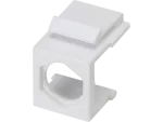 Adapter mocowania typu keystone pod złącze F, kolor biały ALANTEC