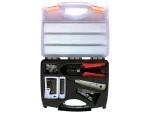 Zestaw narzędzi instalatorskich w walizce (tester, nóż LSA, zaciskarka, stripper, wtyki RJ45) ALANTEC