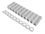 Oznaczniki kabli 0-9 na kable o śr. 4-5.5mm białe ALANTEC