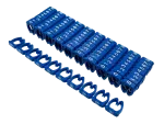 Oznaczniki kabli 0-9 na kable o śr. 4-5.5mm niebieskie ALANTEC