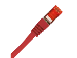 Patch-cord F/UTP kat.6 PVC 1.0m czerwony ALANTEC