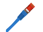 Patch-cord F/UTP kat.6 PVC 0.5m niebieski ALANTEC