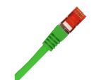 Patch-cord S/FTP kat.6A LSOH 1.0m zielony ALANTEC