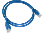 Patch-cord U/UTP kat.6 PVC 2.0m niebieski ALANTEC
