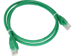 Patch-cord U/UTP kat.6 PVC 0.25m zielony ALANTEC