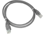 Patch-cord U/UTP kat.6A LSOH 0.25m szary ALANTEC