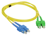 Patch cord SM SC/APC-SC duplex 9/125 1.0m ALANTEC