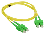 Patch cord SM SC/APC-SC/APC duplex 9/125 1.0m ALANTEC