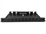 Przełącznica światłowodowa 12xSC duplex 19" 1U z płytą czołową oraz akcesoriami montażowymi (dławiki, opaski), wysuwalna ALANTEC