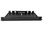 Przełącznica światłowodowa 24xST 19" 1U z płytą czołową oraz akcesoriami montażowymi (dławiki, opaski), wysuwalna ALANTEC