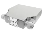 Przełącznica światłowodowa na szynę DIN 6xSC duplex z płytą czołową ALANTEC