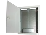 Obudowa / szafka lokalowa, multimedialna 500x350x90, podtynkowa, drzwi perforowane, 1 x gn. elektryczne, 14 x gn. Keystone ALANTEC