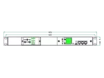 Zarządzalna listwa zasilająca RACK 19" 1f - 5xC13+3xCEE7/5 monitoring środowiskowy i energii, kontrola online AVIZIO POWER