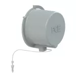 Zatyczka wodoszczelna IP67 plug 16A 3p szara