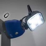 Reflektor LED 5x3W 900lm podstawa z magnesem, niebieska