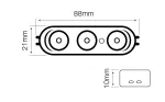 LED line® Moduł OPTO 3x SMD2835 12V 6500K 2,5W