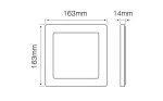 *LED line® Panel Easy Fix 12W 2700K 850lm kwadrat