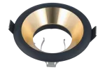 LED line® Oprawa sufitowa okrągła czarno-złota OLTIKA