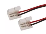 LED line® złączka do taśm LED CLICK CONNECTOR podwójna 8 mm 2 PIN z przewodem