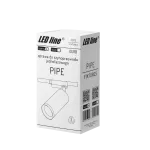LED line® oprawa do szynoprzewodu jednofazowego GU10 czarna PIPE