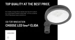 LED line® Elida 40W 4000K 120lm/W 100-277V AC T3
