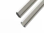 Profil aluminiowy narożny anodowany 2 metry + szybka mleczna