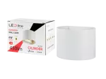LED line LITE Kinkiet zewnętrzny LED 2x3W 3000K IP54 biały CILINDER