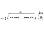 LED line PRIME LINKER 30W 4000K 150lm/W 220-240V IP65