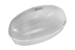 Oprawa oświetleniowa PANDA oval duża biała podstawa, klosz przeźroczysty