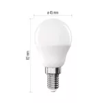 Żarówka LED Classic Mini Globe / E14 / 4,2 W (40 W) / 470 lm / neutralna biel