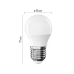 Żarówka LED Classic Mini Globe / E27 / 2,5 W (32 W) / 350 lm / ciepła biel