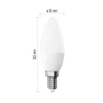 Żarówka LED Classic świeczka / E14 / 4,2 W (40 W) / 470 lm / ciepła biel