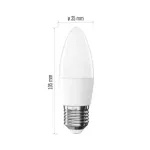 Żarówka LED Classic świeczka / E27 / 2,6 W (25 W) / 350 lm / neutralna biel